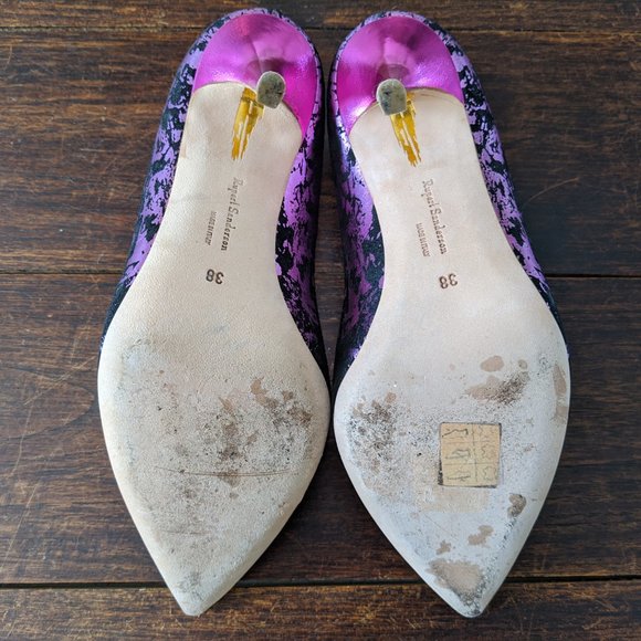 Rupert Sanderson Pointed-Toe Diva Pumps - Picture 8 of 12